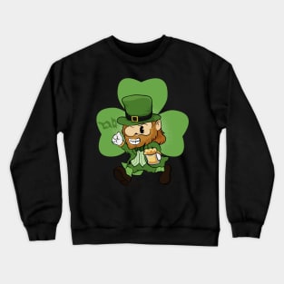 st patricks day character Crewneck Sweatshirt